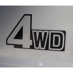 "4WD" Sticker