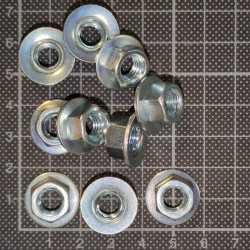 Mutter Sechskant mit Scheibe M8 6mm x 1.25