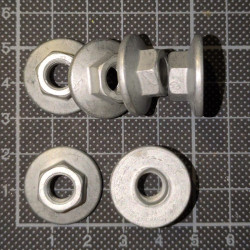 Selbstsichernde Klemm-Mutter Sechskant mit Flansch M8 6mm x 1.25