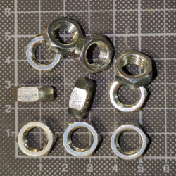 Mutter Sechskant M10 6mm x 1.25