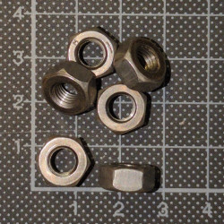 Mutter Sechskant zöllig UNF 1/4" 8 DIN 934