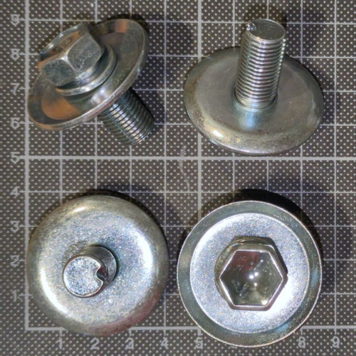 Fahrwerks-Schraube mit Scheiben M12 20x1.25 Fahrwerks-Schraube mit Scheiben M12 20x1.25
