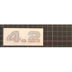 "4.2" Karosserie-Aufkleber