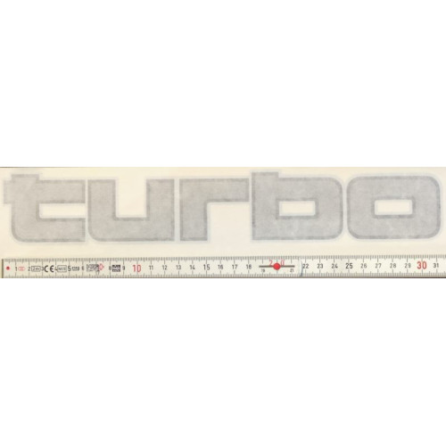 Aufkleber Seitenwand "TURBO"