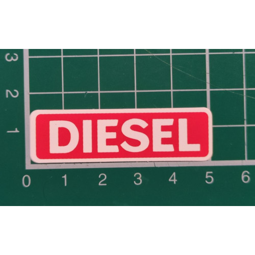 "DIESEL" Tankdeckel Sticker