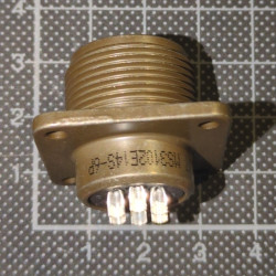 Circular MIL spec connector (male) Circular MIL spec connector (male)