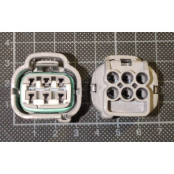 Connector 6 pins female 2.3mm (090II) waterproof Connector 6 pins female 2.3mm (090II) waterproof